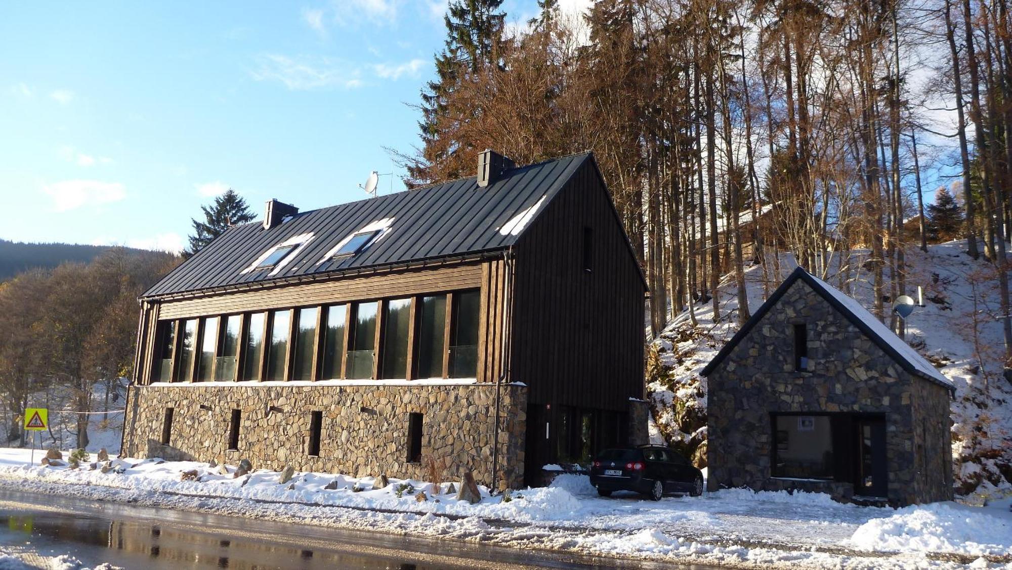 Krakonosova Dilna "Woodhaus" Apart otel Špindlerŭv Mlýn Dış mekan fotoğraf